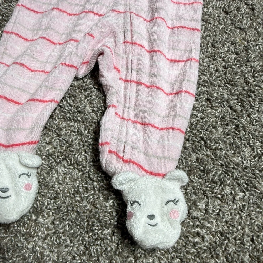 Carter's Baby Girl Footie Pajamas Size 3 Months